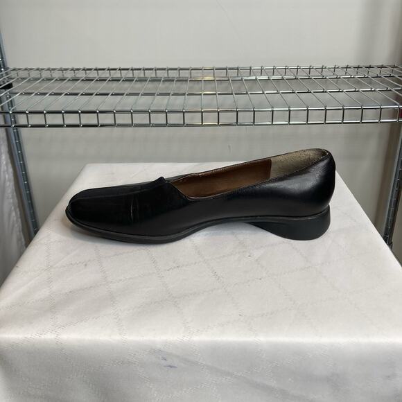 Proxy Women's Black Leather Slip On Loafer‎ Shoes Size 6M Comfortable Walking - Picture 2 of 7